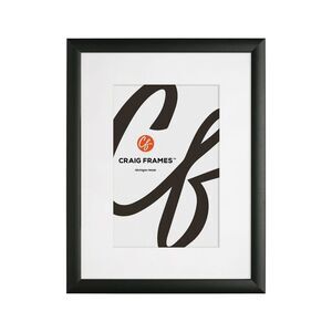 Craig Frames 12x16 mattted to 9x12 Picture Frame Set Black